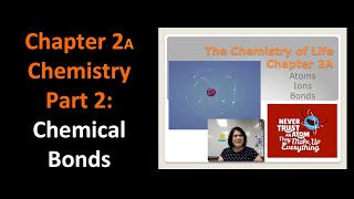 Basic Chemistry for Biology Part 2: Reactions & Bonds