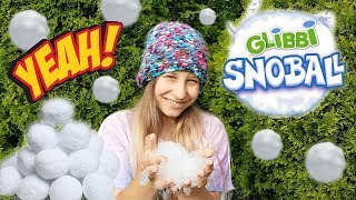 GLIBBI SNOBALL ❄ Bitwa na śnieżki ❄ snowball battle in summer