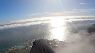 Soaring over the clouds in Llandudno