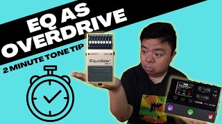 Try This! Using EQ As 2nd Stage Overdrive (Line 6 Helix, HX Stomp, POD Go)