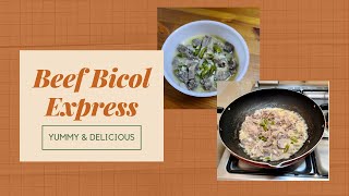 Beef Bicol Express