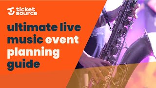 How to Organise a Live Music Event in 11 Handy Steps