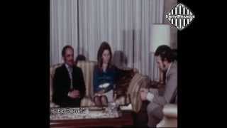 لقاء مع الملك الحسين بن طلال وزوجته علياء 1973