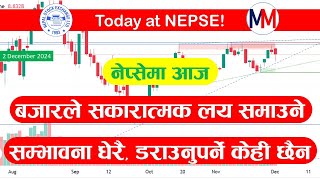 Today at NEPSE 2 Dec 2024 | NEPSE Daily Updates | NEPSE Chart Analysis | #Nepal_Stock_Exchange |