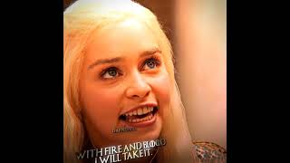 DAENERYS TARGARYAN  - GAME OF THRONES  - WHATSAPP STATUS  - HD    60fps  - #shorts