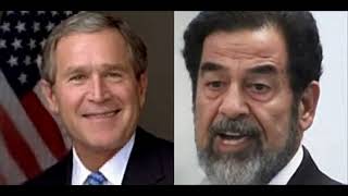 saddam hussein and bush sing Video Killed the Radio Star