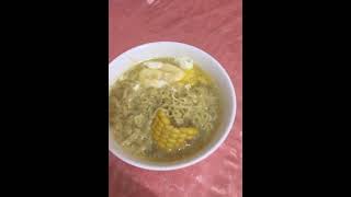 Chicken noodles with corn & egg #Shorts