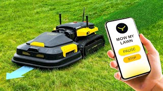 How Yarbo Mows Your Lawn (Without You Lifting a Finger!)