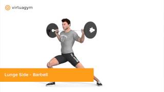 Lunge Side - Barbell