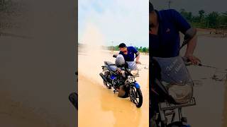 Pulser 125 in Flood #sujal13 #pulsar #flood #water