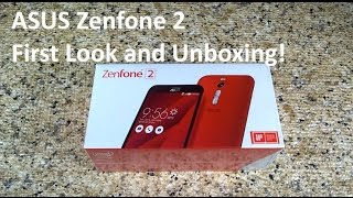 Asus Zenfone 2 Unboxing and First Look! 4GB Model in Red!