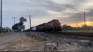 BNSF 511 leads the Sacramento Local coming into McClellan