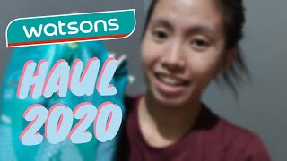 WATSONS HAUL 2020 DURING QUARANTINE (FOR SKINCARE)