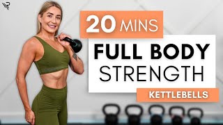 20 Min Full Body Kettlebell Supersets Workout | No Repeats