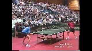 Tischtennis Bundesliga TTC Metabo Frickenhausen vs Borussia Dusseldorf May 1999