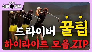 [이보라의 쉬운골프] 드라이버 완전 정복! 드라이버 꿀팁 하이라이트 모음.zip