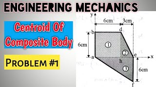 Centroid | Problem No.1 | Engineering Mechanics | [HINDI]