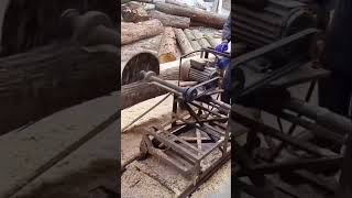 Circular saw cutting huge wood #amazing #cutting #trending #sawmill #short #ytshorts #crazy #viral