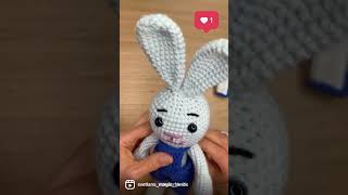 Cute Bunny! Crochet is so fun! Learn crochet amigurumi with me 🤩