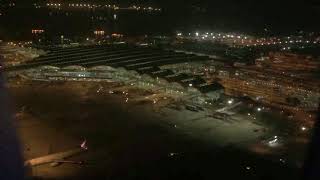 Hong Kong international Airport: Nächtlicher Start