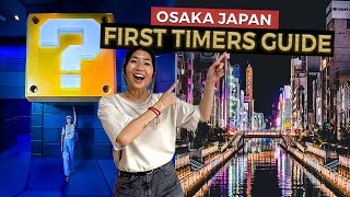 TOP 10 Things to do in OSAKA (2024) 🇯🇵  First Time Itinerary - Watch before you go!