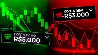 QUOTEX porque ganho na conta demo e na conta real eu só perco?