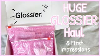 Glossier Haul / Unboxing & First impressions | My First Glossier Order!