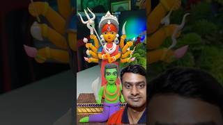 Durga Maa making with Clay Jai maa durga making #shorts #shortsfeed #trendingshorts #viralvideos