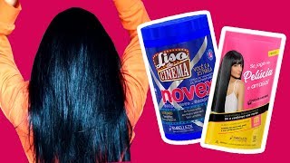 #HENÊ: APLICANDO, LAVANDO E HIDRATANDO (Novex Liso de Cinema)