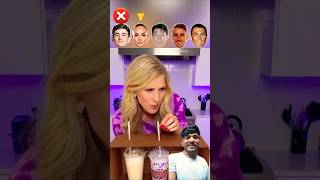 Football Players Grimace Shake Drinking Challenge + Ronaldo🥤🟣#ronaldo #gavi #lehmann #son #shorts