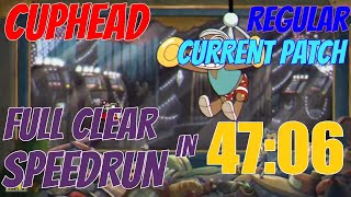 [Former World Record] Full Clear Speedrun - 47:06 - Current Patch, Regular, Solo - Cuphead