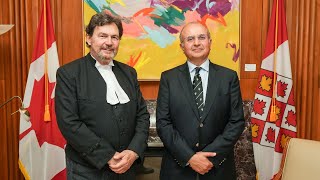 Syed Mansoor Ali Shah, Senior Justice of Supreme Court of 🇵🇰 visit to Supreme Court of 🇨🇦