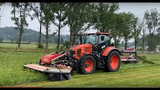 KUBOTA M7173 + VICON EXTRA 7,2m z kondycjonerem