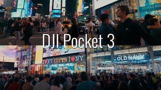 DJI OSMO Pocket 3 | D-LOG M 10 Bit | New York Times Square