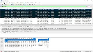 wireshark icmp or nbns and mark