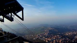 San Marino view from old town cable car station