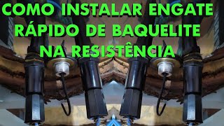 COMO INSTALAR ENGATE RÁPIDO NA RESISTÊNCIA DA PANELA CERVEJEIRA - #DicasCervejeiras - Ep. 25