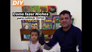 Como fazer Nichos para livros