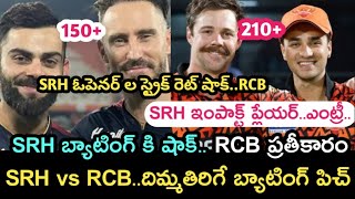 IPL 2024 Sunrisers Hyderabad vs royal challengers Bangalore match players | Sports dictator | ipl in