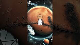 🔴🚀 Mars: The Red Planet with Giant Volcanoes & Dust Storms! 🪐🌌#shorts #youtubeshorts #space #mars