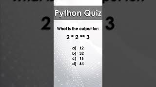 Can you answer this simple Python question? #Shorts