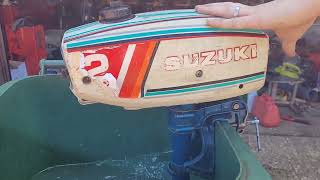 suzuki 2 outboard motor engine