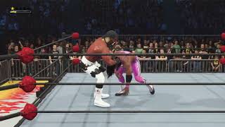 WWE2K24 BRET HART VS HOLLYWOOD HOGAN