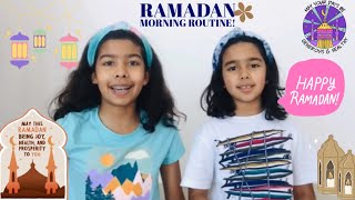 Ramadan morning routine! SO FUN!