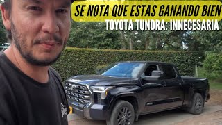 El Toyota que ningún colombiano necesita. Tundra. Descomunal e innecesaria. Claro que quiero una.