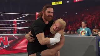 WWE 2K23 My Rise (The Lock/Heel) - E03 - VS Sami Zayn Rematch