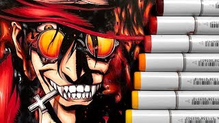 Drawing Alucard from Hellsing (+giveaway)