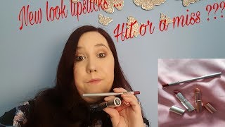 New Look Lipstick Swatch and Review