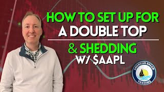 How to Set up for a Double Top & Shedding $AAPL