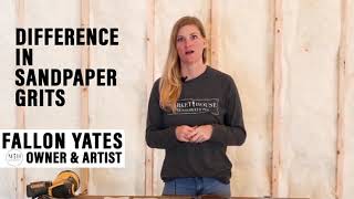 Understanding What Sandpaper Grits You Should Use When Painting Furniture. #TuesdayTipsWithFallon